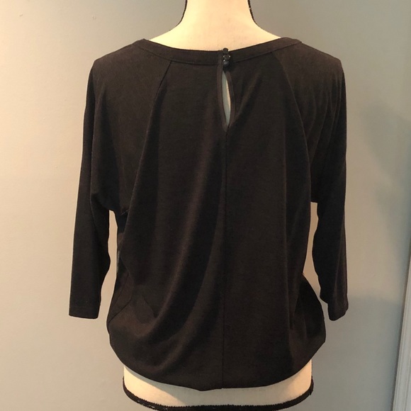 NWT Loft 3/4 Sleeve Leopard Tee - Picture 7 of 7